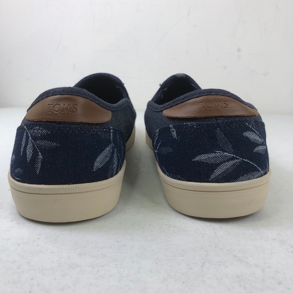 TOMS Mens Baja Leaf Print Slip On Shoes main image 4